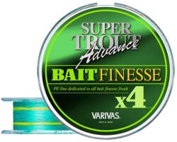 VARIVAS Super Trout Advance Bait Finesse Pe X4 100m #0.6 0.128mm 10.0Lb Green Fluo (V119186) - jadabo