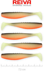 Reiva Flat Minnow shad 7, 5cm 5db/cs (UV Roach) (9902-803) - jadabo