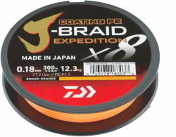Daiwa J-Braid Exped. X8E 0.35mm-3000m smash orange (12550-335)