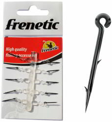 Frenetic Csali tüske szilikon levélen, 7mm, 12db/csomag, Black Nikkel (03 90009107)