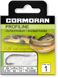 CORMORAN Angolna horog M, 200B (bronzed, 50cm, #8, 0.30mm, 10db) (70-200B030-8)