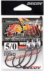 Decoy Offset Horog Súlyozott Decoy Worm 130makisasu #1/0 1.5g (829097)