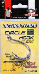 TOPMIX Method feeder Circle Barbless hook #10 (TM830)