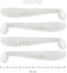Nevis Impulse Shad 10cm 4db/cs (Classic White) (9721-104)