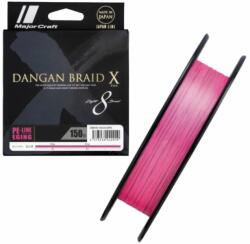 Major Craft Dangan Braid X 8X Eging 150m #0.8 16Lb Pink (DBXE8-150/0.8PK) - jadabo