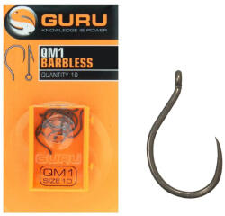 Guru QM1 Hook size 16 Barbless/Eyed (GQ16)