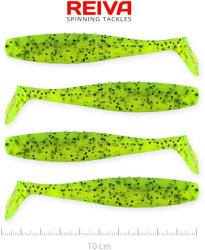 Reiva Flat Minnow shad 10cm 4db/cs (Poppy green) (9902-105)
