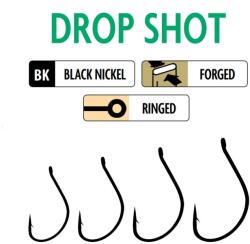 Rapture drop shot Worm 10db 01 horog (200-57-010)