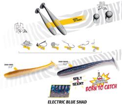 Herakles Shad-Ow105 4.2" 10.5cm Electric Blue Shad (ARHKSO1037) - jadabo