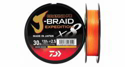 Daiwa J-Braid Exped. X8E 0.10mm-300m smash orange (12550-110)