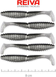 Reiva Zander Power Shad 8cm 5db/cs (Flash Bleak) (9901-845)