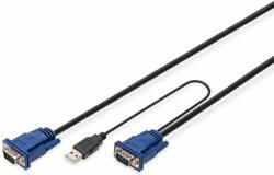 ASSMANN Digitus DS-19231 cabluri KVM Negru 1, 8 m (DS-19231)