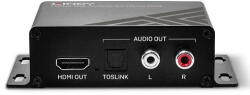 Lindy Lindy extractor Audio HDMI 4K60, interfata HDMI 2.0, latime de banda 18Gbps, interfata audio: SPDIF, analog L-R, Negru (LY-38361)