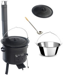 Pro-Tech CHEF Gulyáskészlet rozsdamentes acél bográccsal 22l