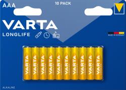 VARTA Elem AAA mikro LR03 Longlife 10 db/csomag, Varta