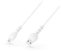 DEVIA Kintone Cable V2 Series 10W USB/Lightning adat-és töltőkábel 1m - fehér-ECO - coolmobile