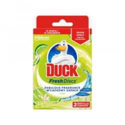DUCK WC öbíltő korong zselés utántöltő 2 x 36 ml Fresh Discs Lime (C57114) (C57114)