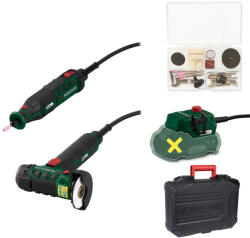 ParkSide PMBSA 20-Li A1 SOLO 20V akkus mini modellező, modellépítő készlet, PMW 32 A1 multifunkciós fanelfúró és PWS 50 A1 sarokcsiszoló, 32 tartozékkal kofferben (PMBSA_20_421961)