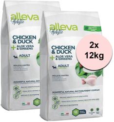 Alleva HOLISTIC Csirke és Kacsa Felnőtt Mini 2 x 12 kg