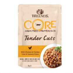 Wellness Core Tender Cuts csirke és csirkemáj 6 x 85 g
