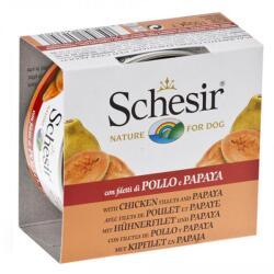 Schesir dog Felnőtt - csirkeszeletek papayával 10 x 150 g