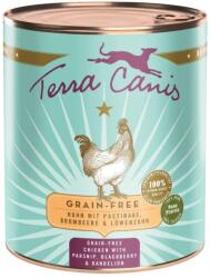 Terra Canis Grain-free Chicken with parsnip, blackberry & dandelion 6 x 800 g
