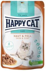 Happy Cat Care Tasakos eledel Haut & Fell / Bőr & szőr 12 x 85 g