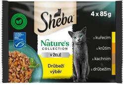 Sheba Natures Collection Baromfiválogatás tasakban zselében 12 x (4 x 85 g)
