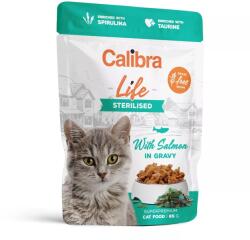 Calibra Cat Life Sterilised Lazac mártásban 12 x 85 g