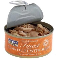 Fish4Dogs FISH4CATS Finest Tuna Fillet with Squid 70 g
