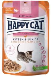 Happy Cat Tasak Kitten & Junior Land Ente 12 x 85 g
