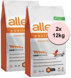 Alleva SP EQUILIBRIUM kutya csirke & óceáni hal, felnőtt 2 x 12 kg
