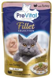 PreVital Fillet Selection pulykával aszpikban 28 x 85 g