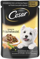Cesar zacskós eledel, csirke és zöldség 24 x 100 g