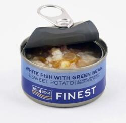 Fish4Dogs Finest White Fish with Green Bean 85 g