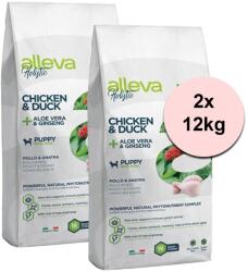 Alleva HOLISTIC kutyakölyök és junior maxi csirke 2 x 12 kg