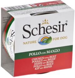 Schesir kutyaeledel - Csirke- és marhahús aszpikban 10 x 150 g