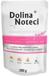 Dolina Noteci Premium Junior Small Breed Turkey Hearts & Goose Liver 5 x 100 g