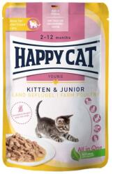 Happy Cat Tasakos eledel Kitten & Junior Land Geflügel 12 x 85 g