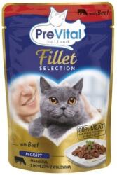 PreVital Fillet Selection marhával szószban 14 x 85 g
