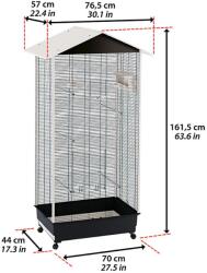 Ferplast Ház madaraknak Ferplast NOTA 76, 5 x 57 x 161, 5 cm