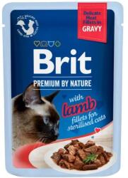 Brit Premium Cat Delicate Fillets in Gravy with Lamb for Sterilised 6 x 85 g
