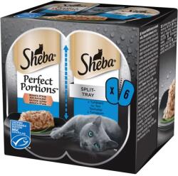 Sheba Perfect Portions tonhallal felnőtt macskáknak 6 x (3 x 75 g)