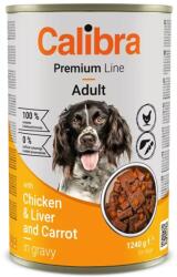 Calibra Dog Premium Adult with Chicken & Liver 6 x 1240 g