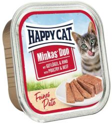 Happy Cat Minkas DUO Paté baromfi és marhahús 6 x 100 g