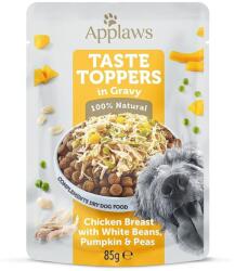 Applaws Dog Taste mártásos csirke, bab, sütőtök és borsó 12 x 85 g