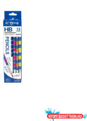 Yalong Stationery Szorzótáblás ceruza radírral HB (201307)