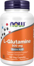 NOW L-Glutamină 500 mg - 120 capsule vegetale