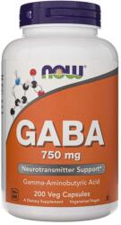NOW GABA 750 mg - 200 capsule vegetariene