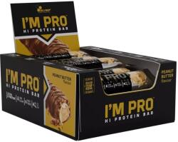 Olimp Sport Nutrition I'M PRO Protein Bar, Unt de arahide - 15 bucăți